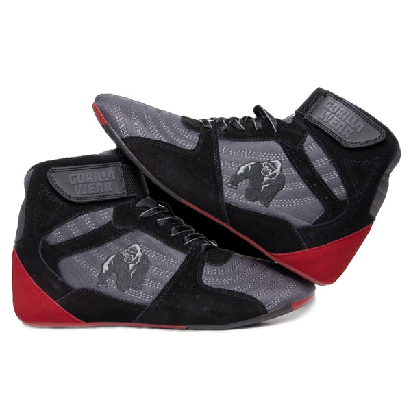 Gorilla Wear PERRY HIGH TOPS PRO Schuh Grey/Black/Red günstig kaufen bei FitnessWebshop !