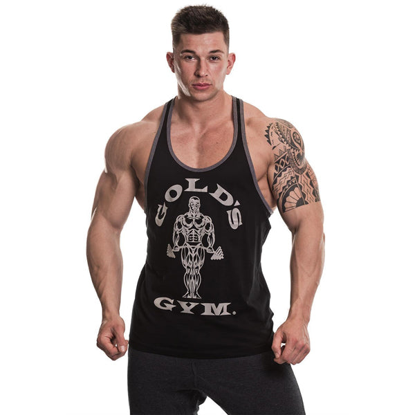 Gold&#39;s Gym MUSCLE JOE CONTRAST STRINGER TANK günstig kaufen bei FitnessWebshop !