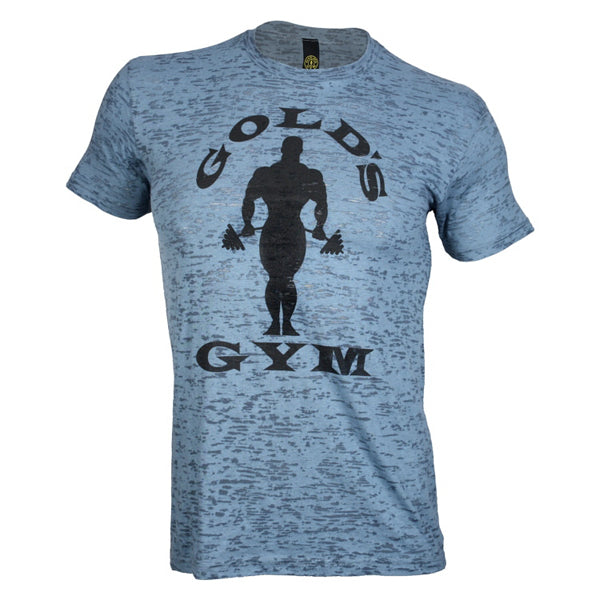 Gold&#39;s Gym SUBTLE Toned Burnout Crew T-Shirt günstig kaufen bei FitnessWebshop !