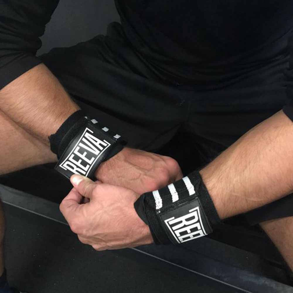 Reeva wrist wraps - Polsondersteuning banden - Wrist wraps elastiek - Reeva fitness 3