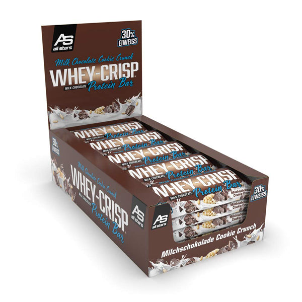 All Stars WHEY-CRISP PROTEIN BAR Karton  günstig kaufen bei FitnessWebshop !