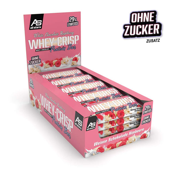 All Stars WHEY-CRISP PROTEIN BAR Karton  günstig kaufen bei FitnessWebshop !