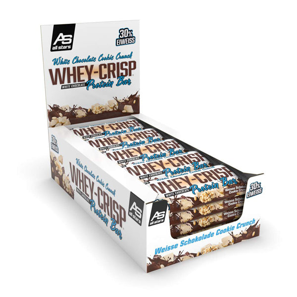 All Stars WHEY-CRISP PROTEIN BAR Karton  günstig kaufen bei FitnessWebshop !