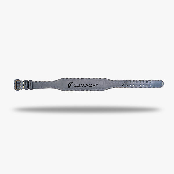 Climaqx POWER BELT Grau aus Leder günstig kaufen bei FitnessWebshop ! 