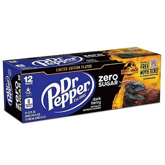 Dr Pepper ZERO USA Import LIMITED EDITION Dark Berry günstig kaufen bei FitnessWebshop !