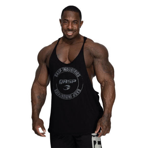 GASP STRINGER TANK TOP Black günstig kaufen bei FitnessWebshop !