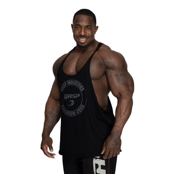 GASP STRINGER TANK TOP Black günstig kaufen bei FitnessWebshop !