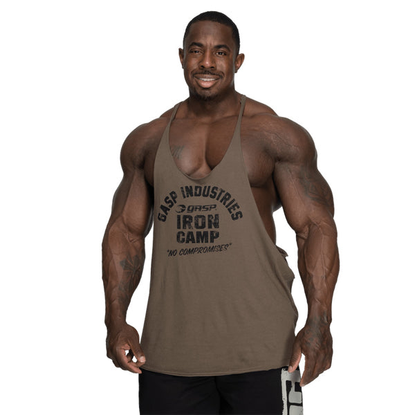 GASP STRINGER TANK TOP Washed Green günstig kaufen bei FitnessWebshop !