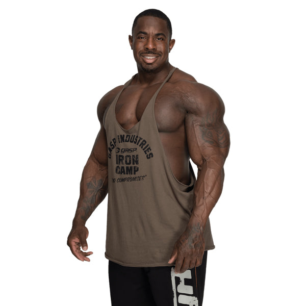 GASP STRINGER TANK TOP Washed Green günstig kaufen bei FitnessWebshop !