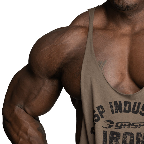 GASP STRINGER TANK TOP Washed Green günstig kaufen bei FitnessWebshop !