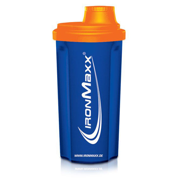 IronMaxx SHAKER BLAU/ORANGE 700 ml günstig kaufen bei FitnessWebshop !