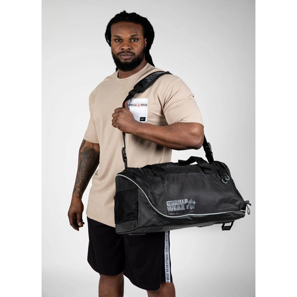 Gorilla Wear JEROME GYM BAG Black/Grey günstig kaufen bei FitnessWebshop !